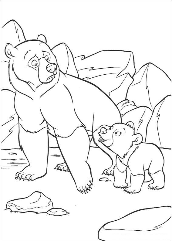 Kids-n-fun.com | Coloring page Brother Bear Brother Bear